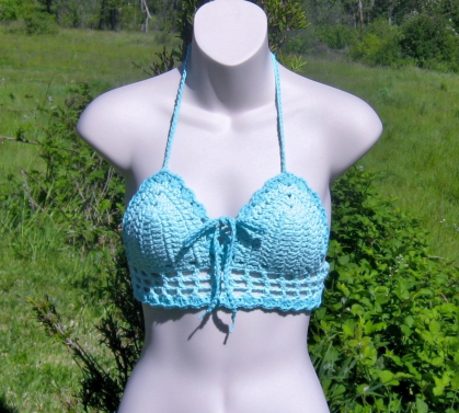 Aqua Halter Top $23.00 Clearance