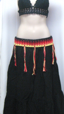 Flame Colored Hip Belt