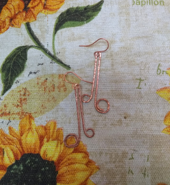 Loopy Copper Earrings $12.00