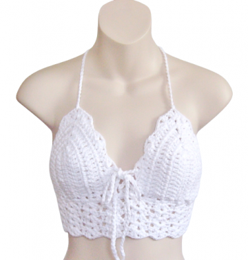 White Halter Top   $32.00 Available to Order