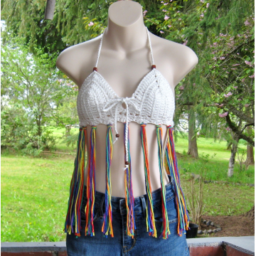 Rainbow Halter Top $25.00 Clearance
