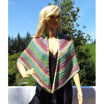 Floral Colored Shawl   $45.00