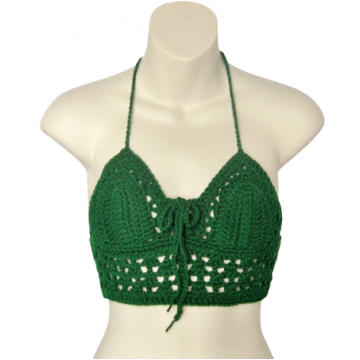 Dark Green Halter Top   $30.00 Available to Order