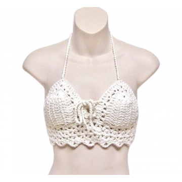 Cream Halter Top   $28.00 Available to Order