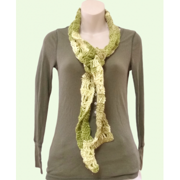 Green Skinny Scarf   $20.00
