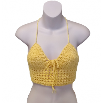 Yellow Halter Top $27.00 Clearance