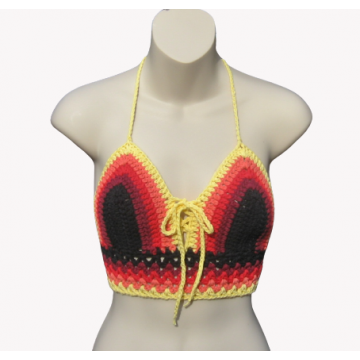 Flame Colored Halter Top $27.00 Clearance