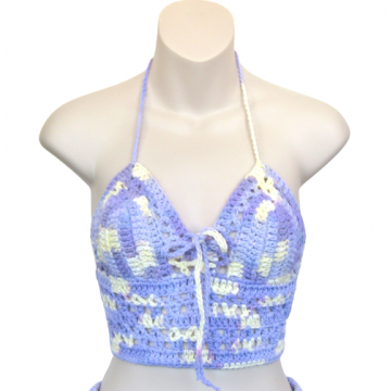 Lav/ Yellow Halter Top $26.00 Clearance